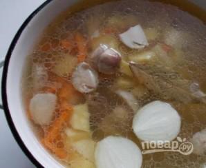 Грибной суп с мясом - фото шаг 5