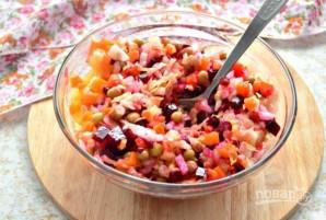 Винегрет классический с горошком и капустой - фото шаг 8